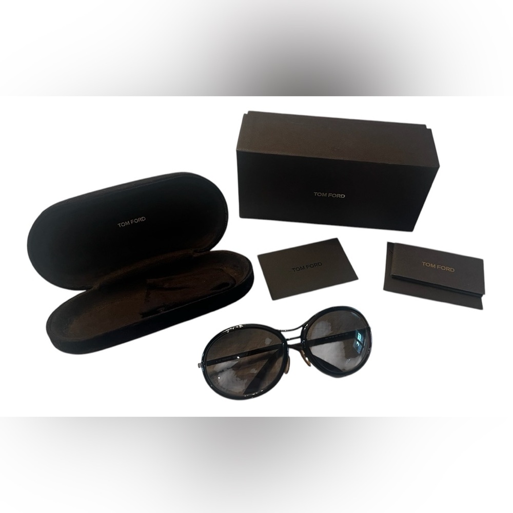 Tom Ford Sunglasses Mia TF 136 Women's Havana/Brown w/Case authentic